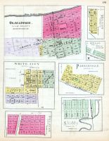 Osawatomie, Milton, Kelso, White City, Parkerville, Delavan, Skiddy, Kansas State Atlas 1887